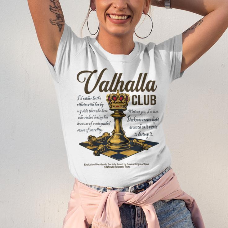 Valhalla Club Vintage Twisted Kings Sin Ana Book Love Alex Unisex Jersey T-Shirt Valhalla Club Vintage Twisted Kings Sin Ana Book Love Alex Unisex Jersey T-Shirt
