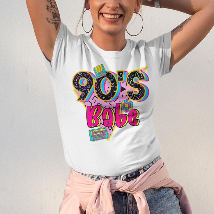 Vintage 90's Babe Party Back To 90s Cassette Nostalgia Premium Tri-Blend Unisex Jersey T-Shirt
