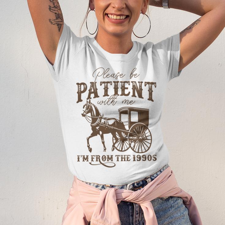 Vintage Please Be Patient With Me I'm From The 1900s On Back Unisex Jersey T-Shirt