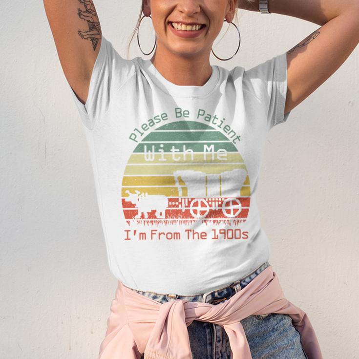 Vintage Sunset Please Be Patient With Me I'm From The 1900s Premium Unisex Jersey T-Shirt