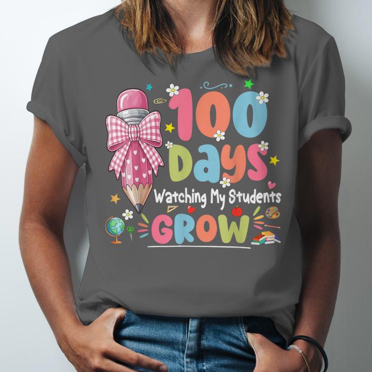 100th Day Of School Teacher Women Floral Books Unisex Jersey T-Shirt 100th Day Of School Teacher Women Floral Books Unisex Jersey T-Shirt
