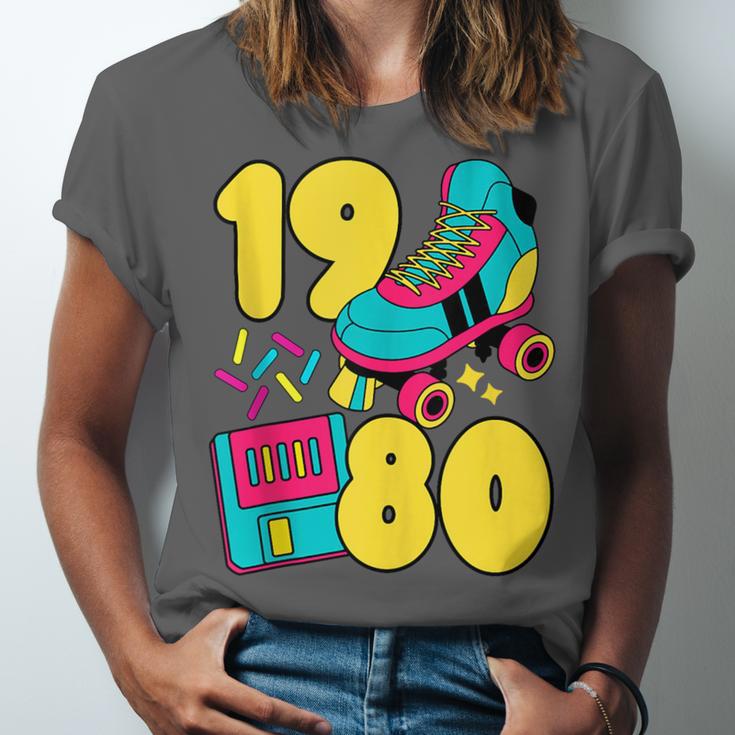 1980 Retro Raised In The 80s Old School Nostalgia Vibes Unisex Jersey T-Shirt