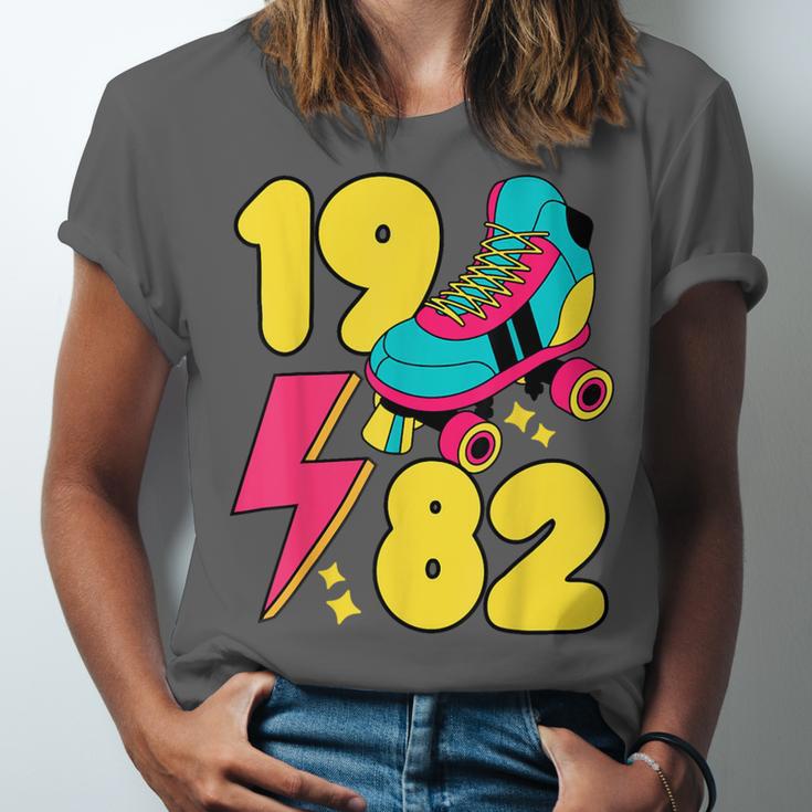 1982 Retro Raised In The 80s Old School Nostalgia Vibes Unisex Jersey T-Shirt