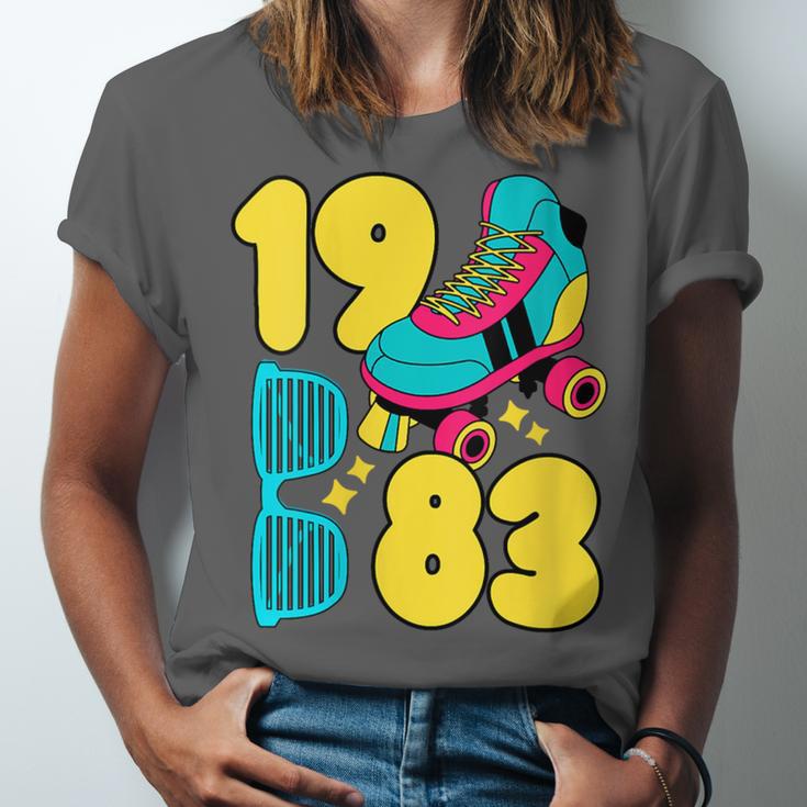 1983 Retro Raised In The 80s Old School Nostalgia Vibes Unisex Jersey T-Shirt