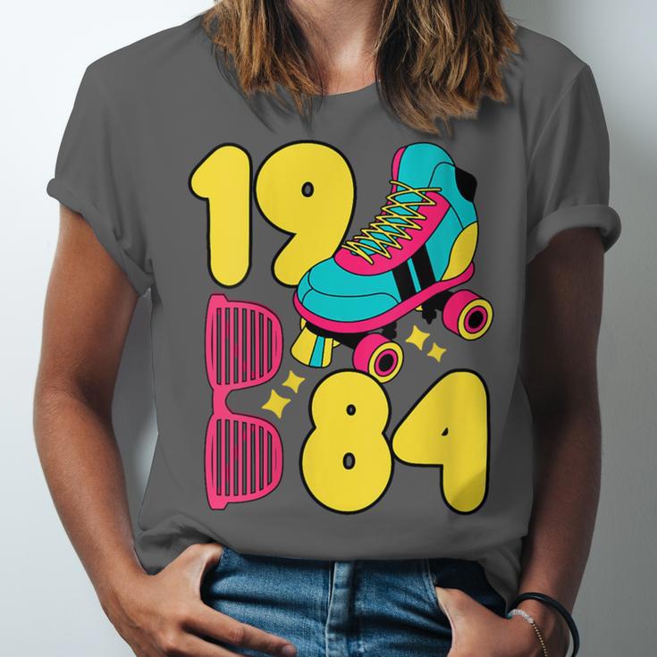 1984 Retro Raised In The 80s Old School Nostalgia Vibes Unisex Jersey T-Shirt
