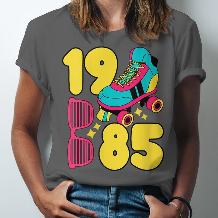 1985 Retro Raised In The 80s Old School Nostalgia Vibes Unisex Jersey T-Shirt 1985 Retro Raised In The 80s Old School Nostalgia Vibes Unisex Jersey T-Shirt