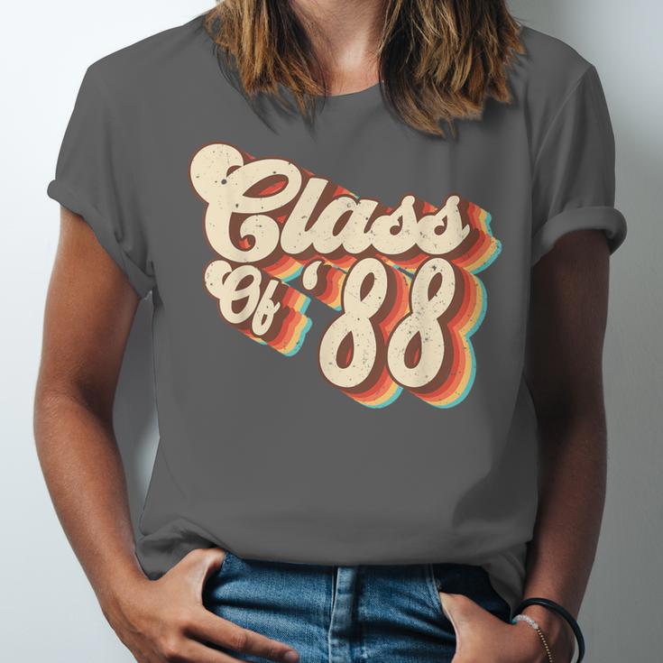 1988 Class Reunion Retro Class Of 88 High School Graduation Unisex Jersey T-Shirt
