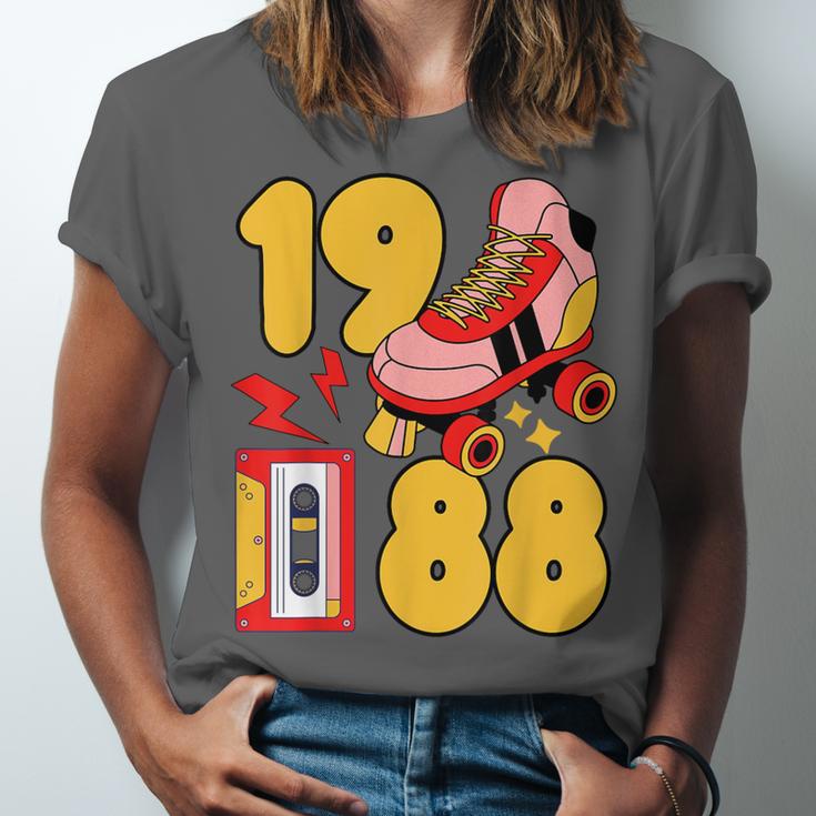 1988 Retro Raised On 80s Music Old School Nostalgia Punk Unisex Jersey T-Shirt