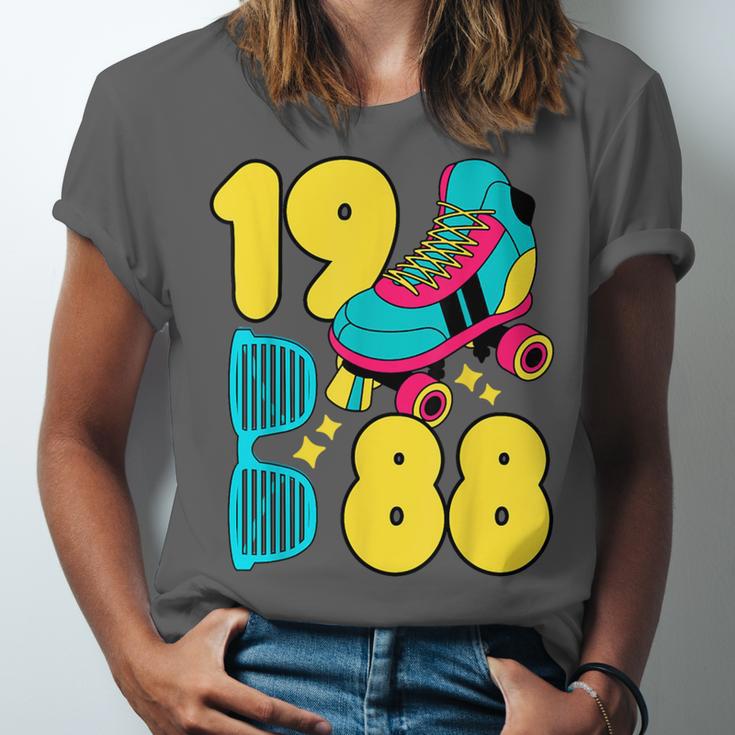 1988 Retro Raised In The 80s Old School Nostalgia Vibes Unisex Jersey T-Shirt