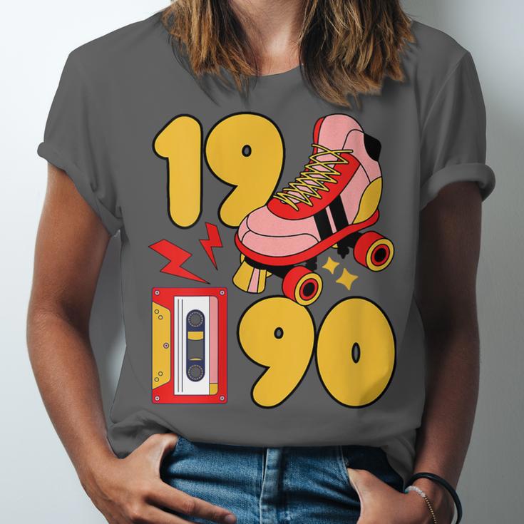 1990 Retro Raised On 90s Music Old School Nostalgia Punk Unisex Jersey T-Shirt