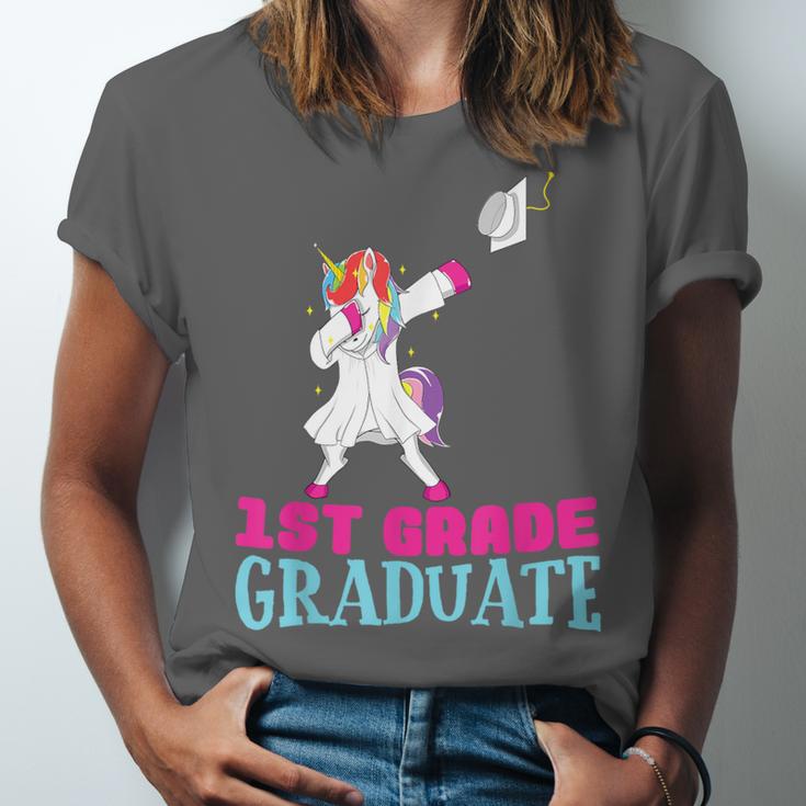 1st Grade Graduation Dabbing Unicorn Lover T-Shirt Kids Unisex Jersey T-Shirt
