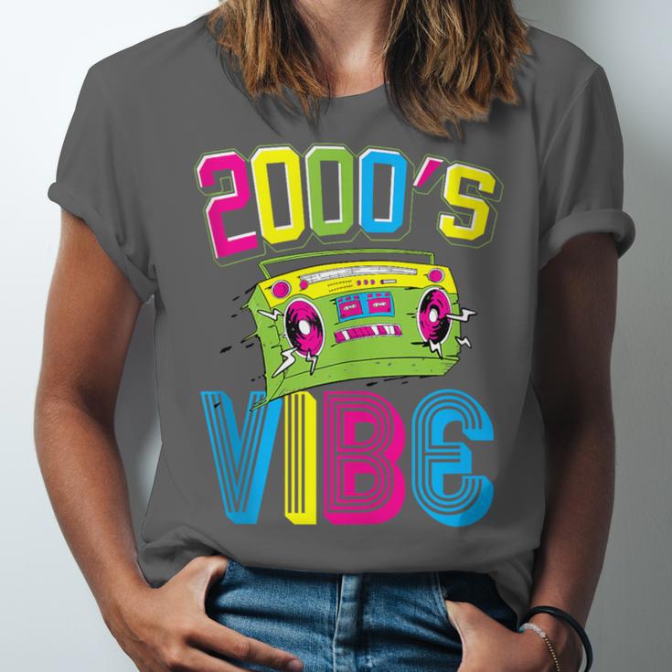 2000's Vibe Hip Hop Costume Early 2000s Party Nostalgia Unisex Jersey T-Shirt