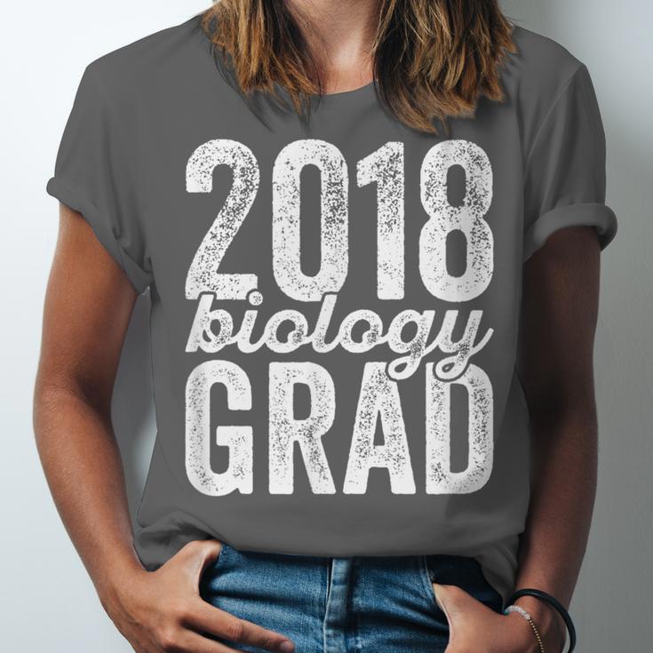 2018 Biology Graduation Biologist Graduate Degree Unisex Jersey T-Shirt
