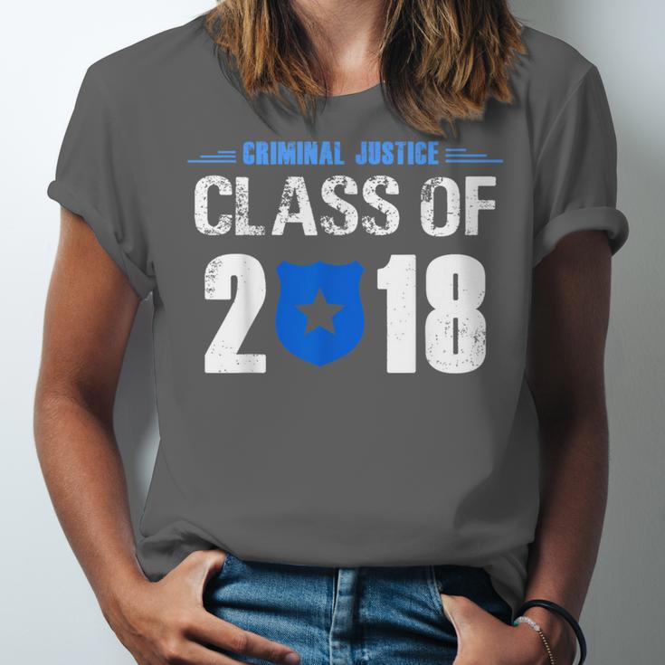 2018 Criminal Justice Graduation Shirt Criminal Justice Unisex Jersey T-Shirt