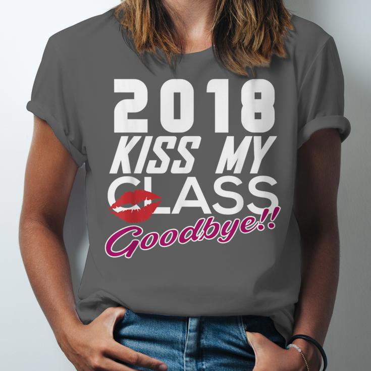 2018 Kiss My Class Goodbye Graduation Unisex Jersey T-Shirt