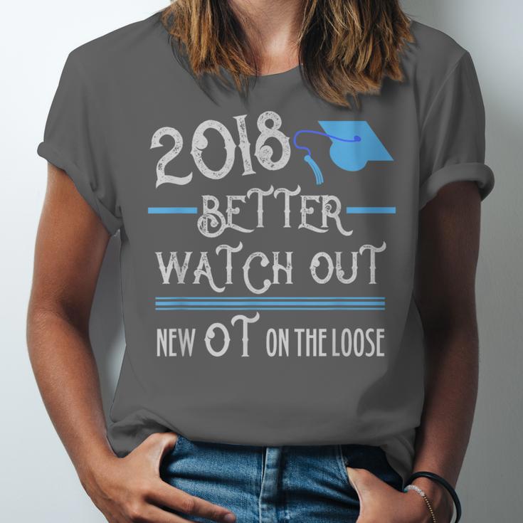 2018 Occupational Therapy Graduation Shirt For OT Unisex Jersey T-Shirt