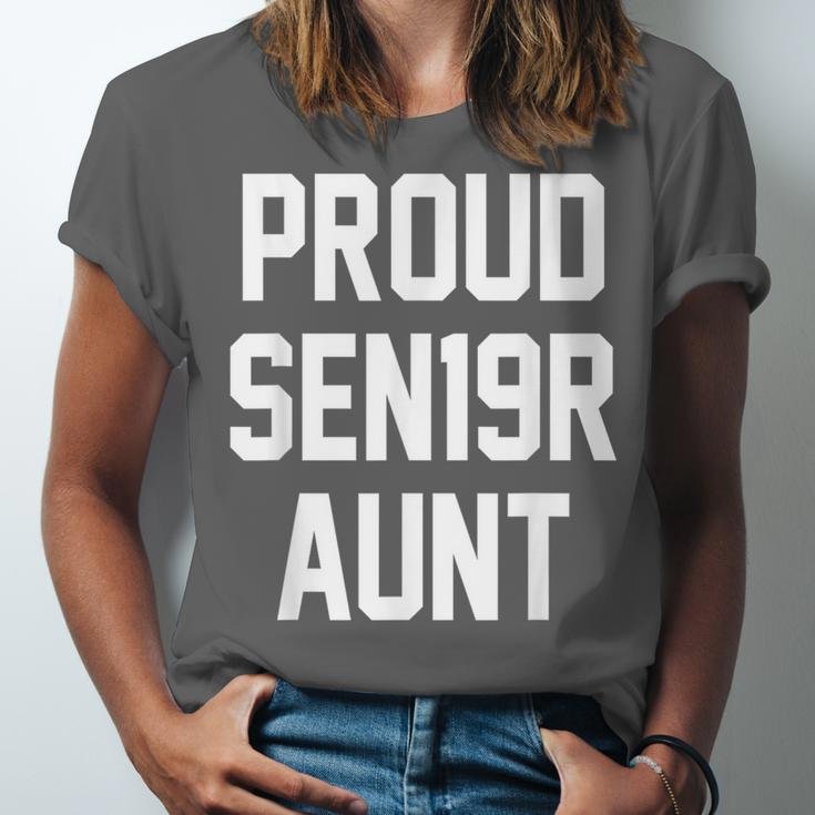 2019 Senior Aunt SEN19R Class Graduation PartyShirt Unisex Jersey T-Shirt