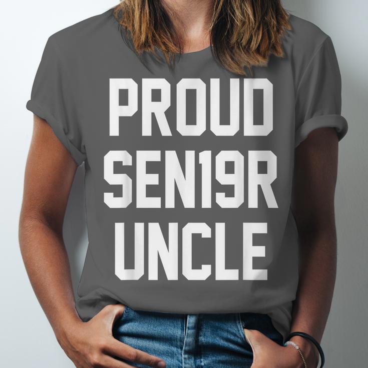 2019 Senior Uncle SEN19R Class Graduation PartyShirt Unisex Jersey T-Shirt