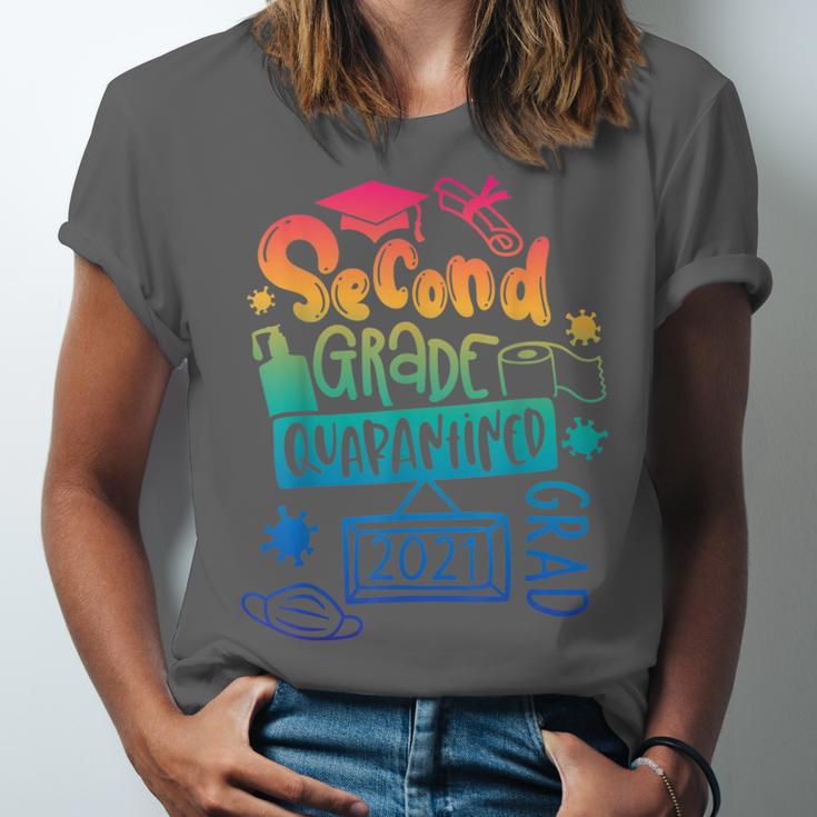 2nd Grade 2021 Graduate Quarantine Second Grade Graduation Unisex Jersey T-Shirt