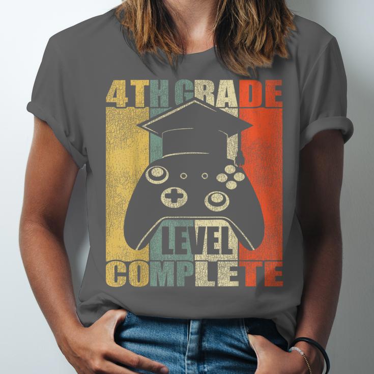 4th Grade Level Complete Gamer Class Of 2023 Graduation Unisex Jersey T-Shirt