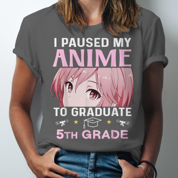 5th Grade Graduation Anime 2025 Graduate Elementary Girls Unisex Jersey T-Shirt