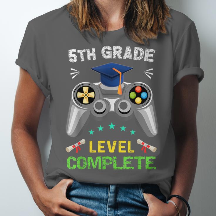 5th Grade Level Complete Gaming Graduation Class 2023 Gamer Unisex Jersey T-Shirt