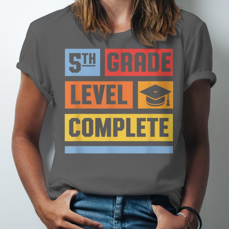 5th Grade Level Complete Shirt Graduation Last Day Of School Unisex Jersey T-Shirt