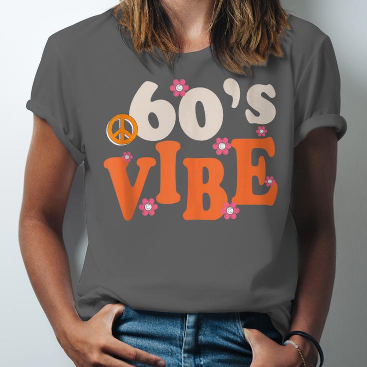 60's Vibe Retro Nostalgia Classic Mixtape Era 1960s Party Unisex Jersey T-Shirt
