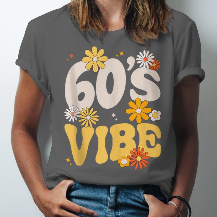 60's Vibe Vintage Nostalgia Mixtape Era 1960s Party Groovy Unisex Jersey T-Shirt