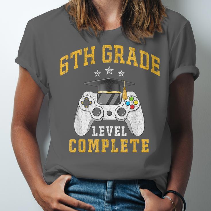 6th Grade Graduation Senior Video Gamer Graduated Unisex Jersey T-Shirt