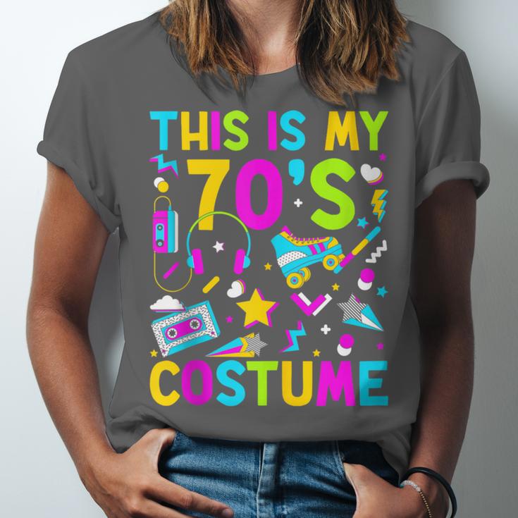 This Is My 70's Costume Nostalgia Mixtape Era 1970s Party Unisex Jersey T-Shirt This Is My 70's Costume Nostalgia Mixtape Era 1970s Party Unisex Jersey T-Shirt