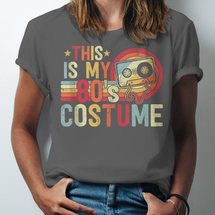 This Is My 80s Costume Vintage Style Nostalgia 1980s Retro Unisex Jersey T-Shirt
