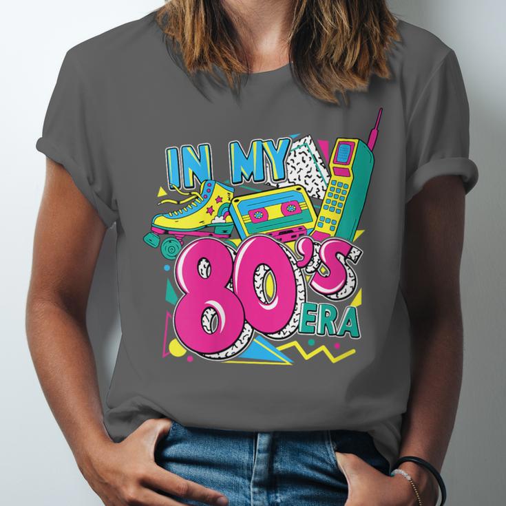 In My 80s Era Retro Vintage 80s Party Throwback Nostalgia Unisex Jersey T-Shirt