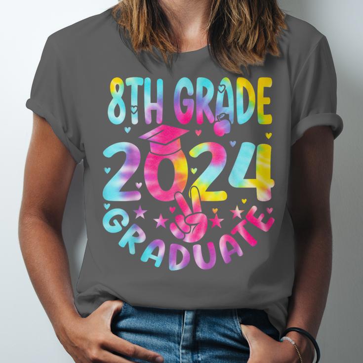 8th Grade Graduate 2024 Graduation Last Day Of School Tie Unisex Jersey T-Shirt