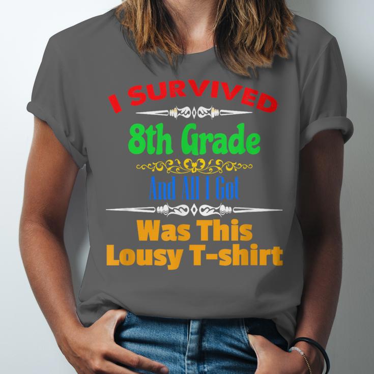 8th Grade Graduation Boys Girls Grad Education Unisex Jersey T-Shirt