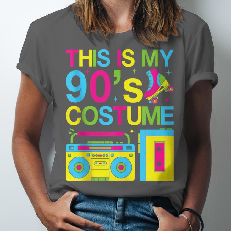 This Is My 90's Costume Retro 1990s Style Cassette Nostalgia Unisex Jersey T-Shirt This Is My 90's Costume Retro 1990s Style Cassette Nostalgia Unisex Jersey T-Shirt