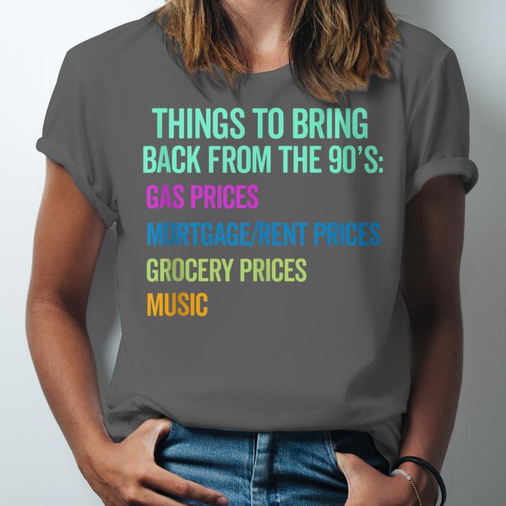 90's Lover Nineties 1990's Born Nostalgia Politics Unisex Jersey T-Shirt