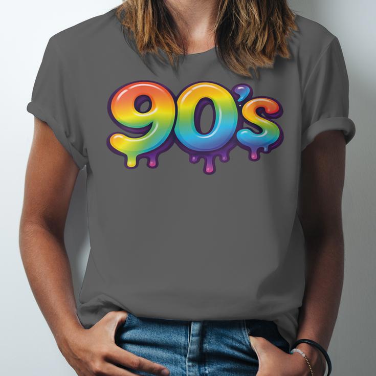 90s Retro Pop Art Rainbow Lips Nostalgia Costume 90s Unisex Jersey T-Shirt 90s Retro Pop Art Rainbow Lips Nostalgia Costume 90s Unisex Jersey T-Shirt