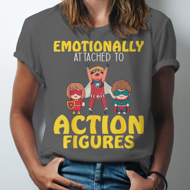 Action Figure Collector Comic Books Unisex Jersey T-Shirt