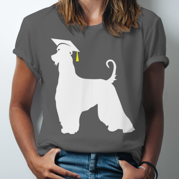 Afghan Hound Graduation Dog Graduate Men Women Kids Unisex Jersey T-Shirt