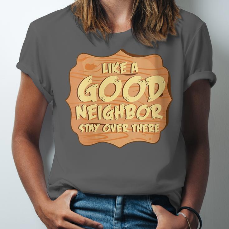 Antisocial Like A Good Neighbor Stay Over There Introvert Unisex Jersey T-Shirt Antisocial Like A Good Neighbor Stay Over There Introvert Unisex Jersey T-Shirt
