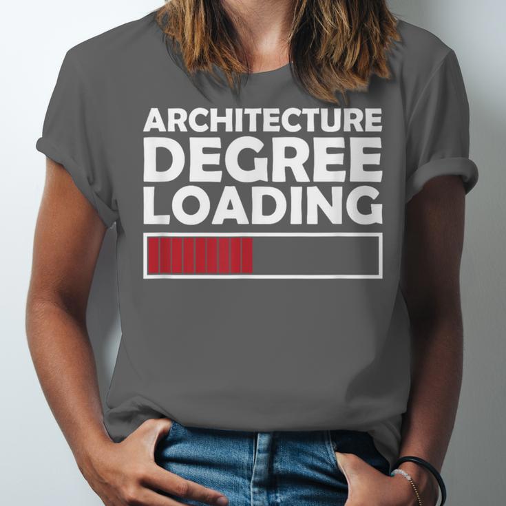 Architecture Degree Loading Graduation Student Unisex Jersey T-Shirt