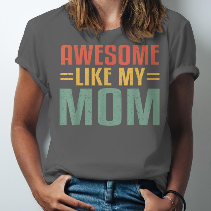 Awesome Like My Mom For Graduation Day Unisex Jersey T-Shirt