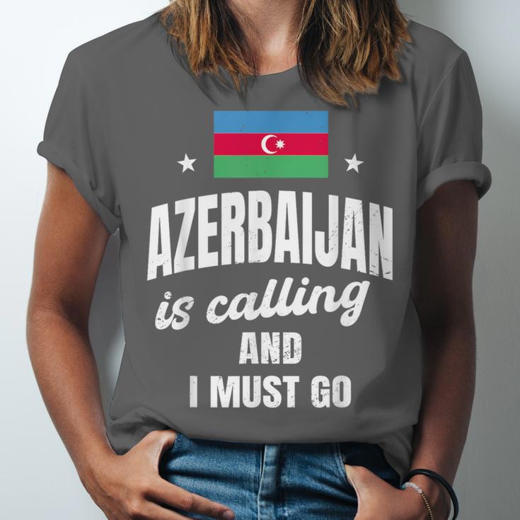 Azerbaijan Lover Saying Azeri Nostalgia Unisex Jersey T-Shirt