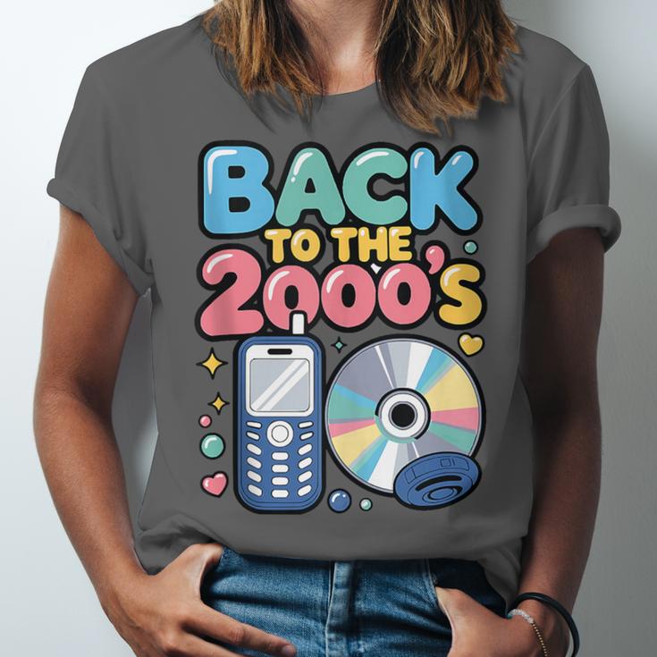 Back To The 2000s Retro Nostalgia Unisex Jersey T-Shirt