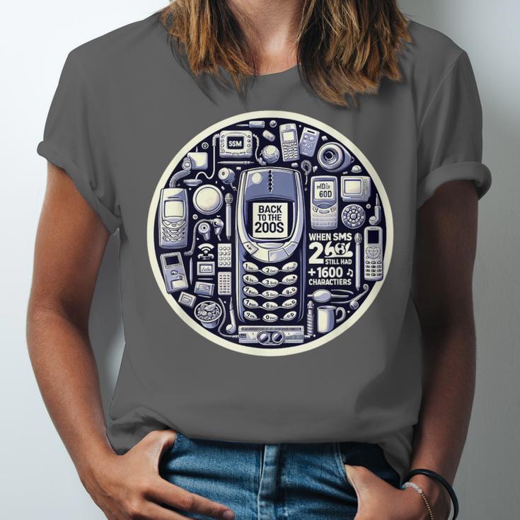 Back To The 2000s Tech Nostalgia Unisex Jersey T-Shirt