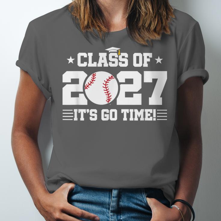 Back To School 2027 Baseball 2027 Graduation Class Of 2027 Unisex Jersey T-Shirt