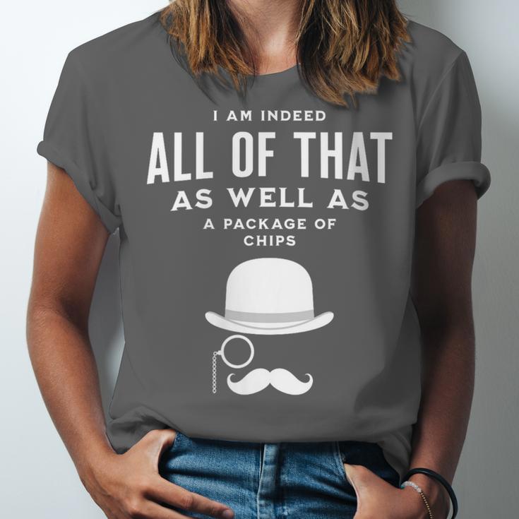 All Of That Bag Chips 1990s Nostalgia Saying British Unisex Jersey T-Shirt