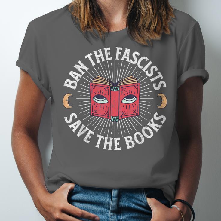 Ban The Fascists Save The Books Banned Books Free Speech Unisex Jersey T-Shirt