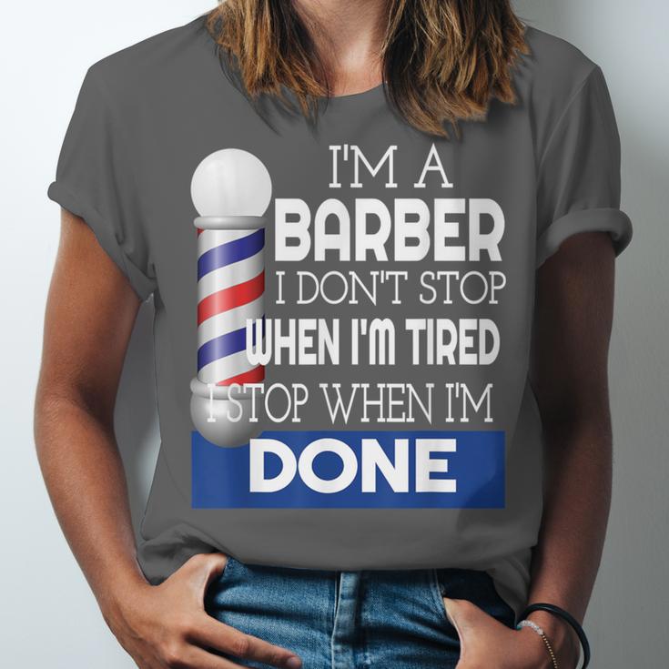 Barber Stylist Barber College Graduation Unisex Jersey T-Shirt